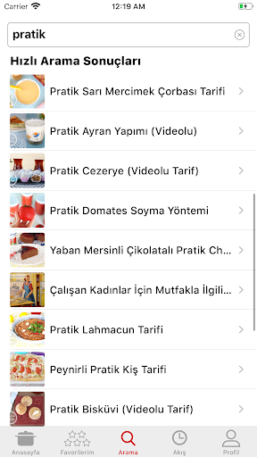 Tarif Küpü - Yemek Tarifleri ekran görüntüsü