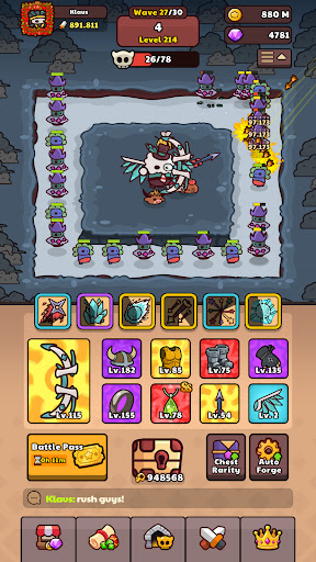 Smith Legend: Idle Rpg TD ekran görüntüsü