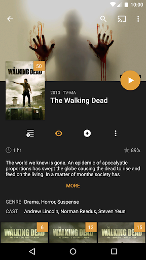 Plex Media Server ekran görüntüsü