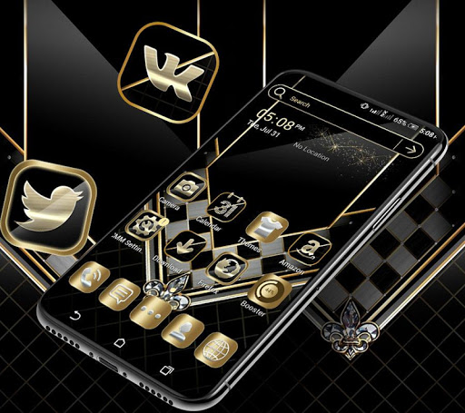 Black Luxury Gold Theme ekran görüntüsü