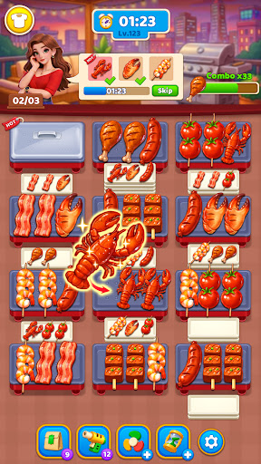 Grill Fever : Sizzle Match ekran görüntüsü