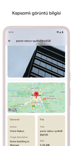 Graphie - EXIF yönetimi ekran görüntüsü