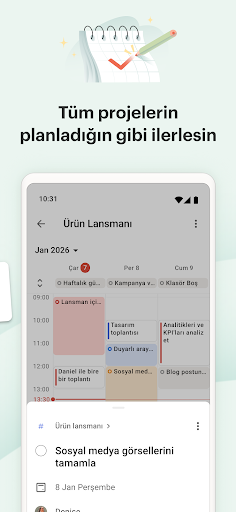 Todoist: To do list ve Takvim ekran görüntüsü