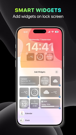 Lock Screen, Widgets - YoLock ekran görüntüsü
