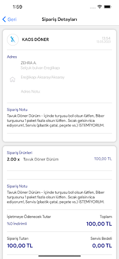 Loji - Kurye ekran görüntüsü
