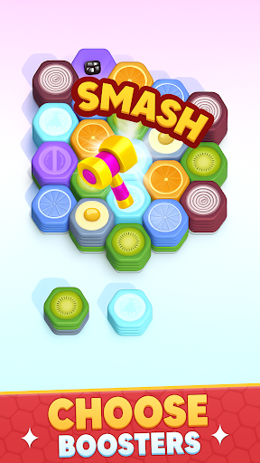 Hexa Fruit: Sort Stack Puzzle ekran görüntüsü