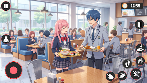 High School Love Anime Games ekran görüntüsü