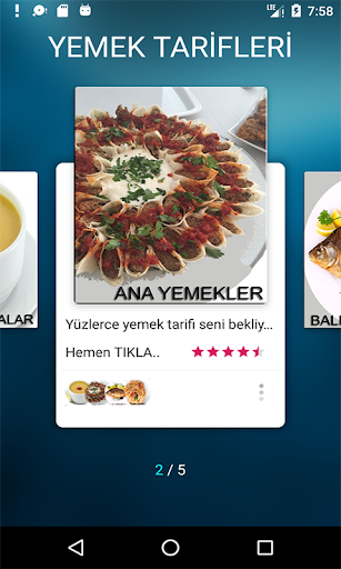 Çorba Ana Yemek Balık Tarifler ekran görüntüsü