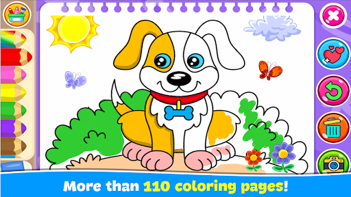 Coloring,  Music and Games ekran görüntüsü