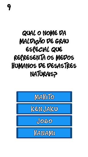 Jujutsu Kaisen Quiz ekran görüntüsü