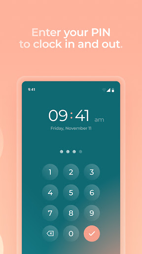 Agendrix Time Clock ekran görüntüsü
