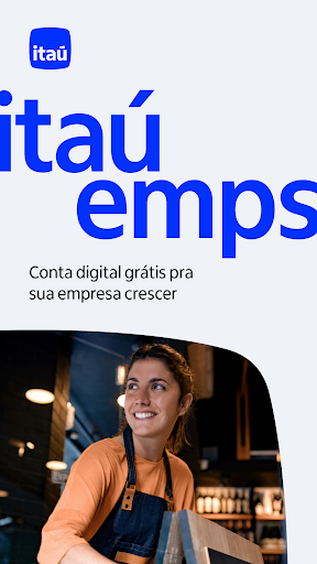 Itaú Emps: conta PJ digital ekran görüntüsü