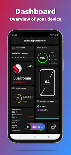 G-CPU:Monitor CPU, RAM, Widget ekran görüntüsü
