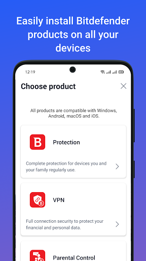 Bitdefender Central ekran görüntüsü