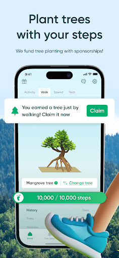 Treecard - Walk & Plant Trees ekran görüntüsü