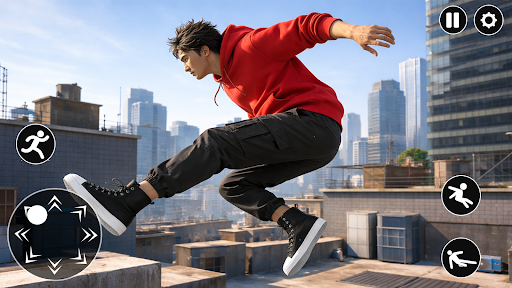 Going Up Only Rooftop Jump 3d ekran görüntüsü