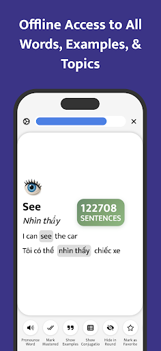 Most Common Vietnamese Words ekran görüntüsü