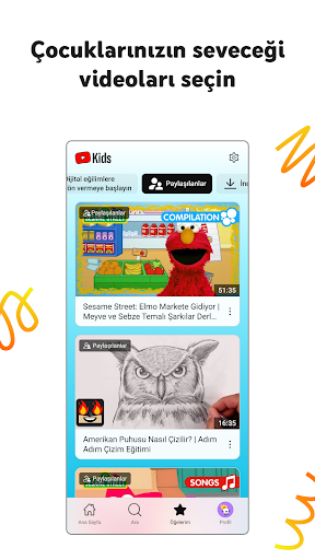 YouTube Kids ekran görüntüsü