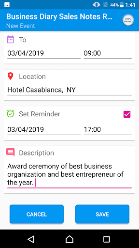 Business Diary Day Planner ekran görüntüsü