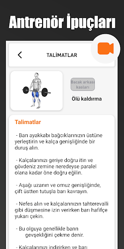 Bacak Egzersizi - Egzersizler ekran görüntüsü
