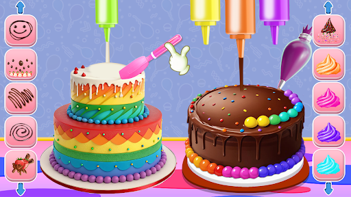 Kids Cake Birthday Party Games ekran görüntüsü