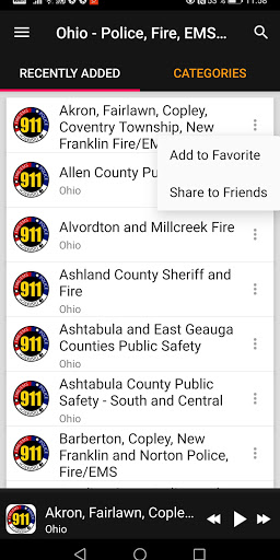 Police Scanner Radio - Ohio ekran görüntüsü