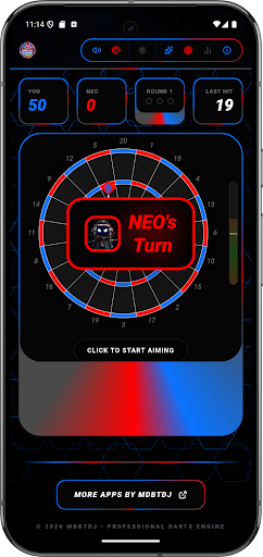 Neon Darts Master - Offline ekran görüntüsü