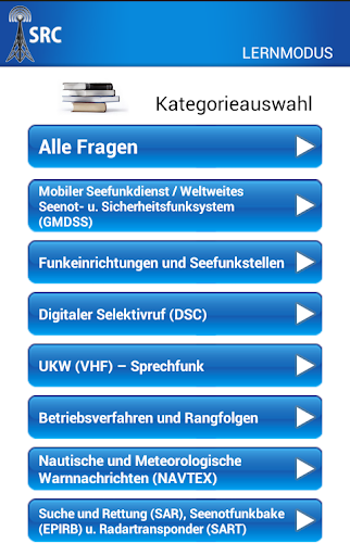 Funkbetriebszeugnis SRC ekran görüntüsü