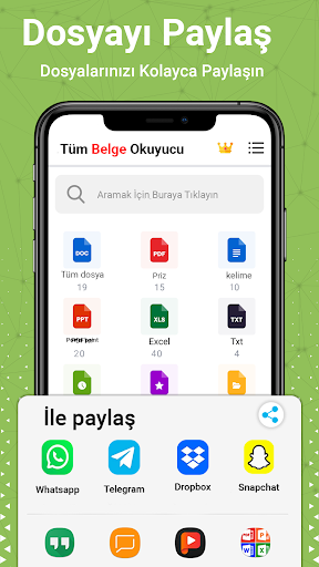 Belge Okuyucu ve PDF Okuyucu ekran görüntüsü
