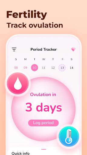 Period Tracker & Ovulation App ekran görüntüsü