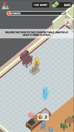 Fast Food Tycoon Rush ekran görüntüsü