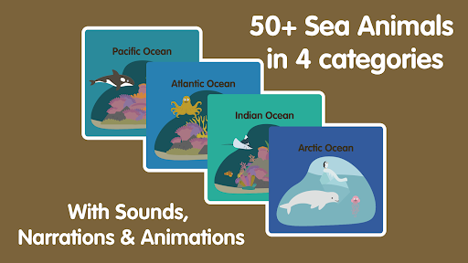 Learn Ocean Animals for kids ekran görüntüsü
