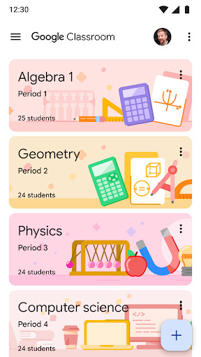 Google Classroom ekran görüntüsü