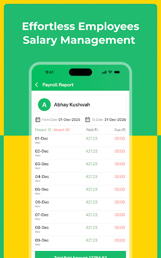 Payroll App | ubiHRM App ekran görüntüsü