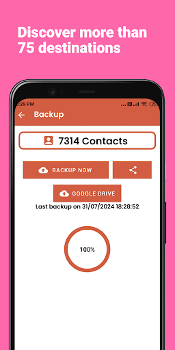 Recover Contacts & Backup ekran görüntüsü