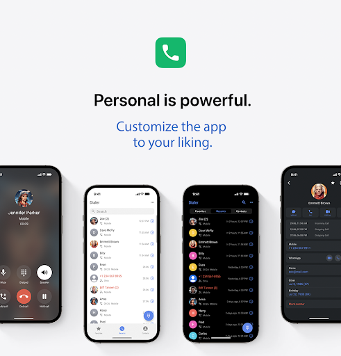 Right Dialer ekran görüntüsü