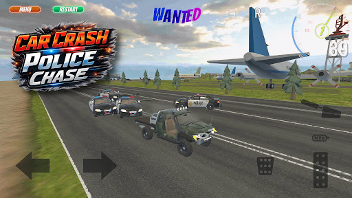 Car Crash Police Chase ekran görüntüsü