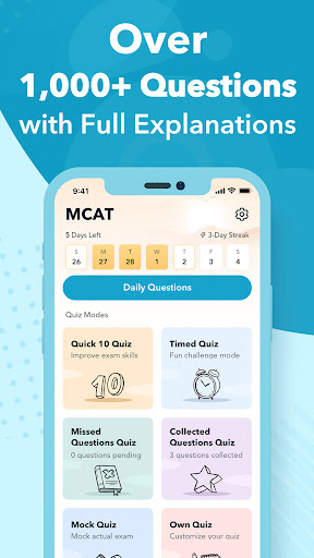 MCAT Prep 2026: Practice Test ekran görüntüsü