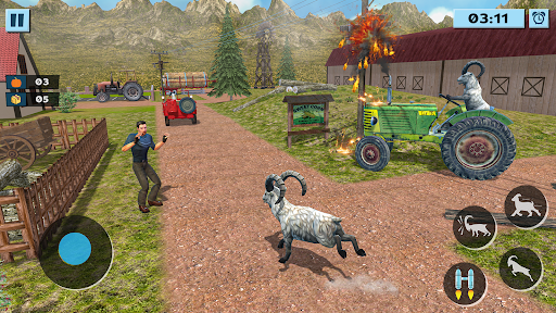 Super Goat Hero Simulator Game ekran görüntüsü