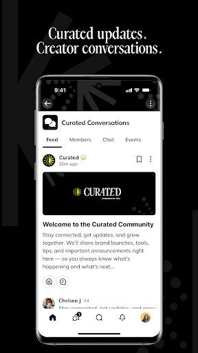 CURATED CONNECT ekran görüntüsü