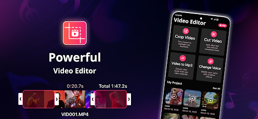 Video Editor: Cut, Crop & Trim ekran görüntüsü
