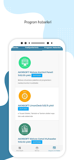 AKINSOFT Eliza Mobil ekran görüntüsü