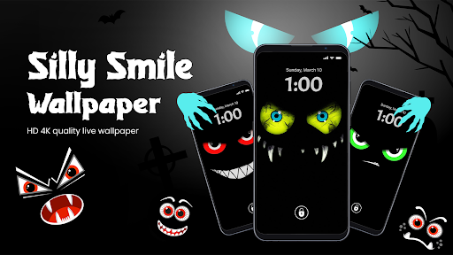 Funky Smiles - Silly Wallpaper ekran görüntüsü