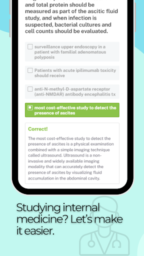 ABIM Practice Test ekran görüntüsü