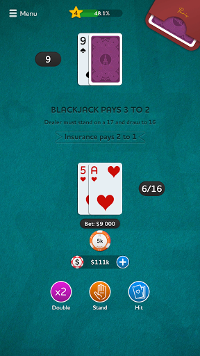 Blackjack - Casino Card Game ekran görüntüsü