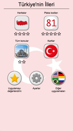 Türkiye'nin İlleri oyunu ekran görüntüsü