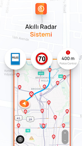 Radar, Hud, Harita, Hız Kamera ekran görüntüsü