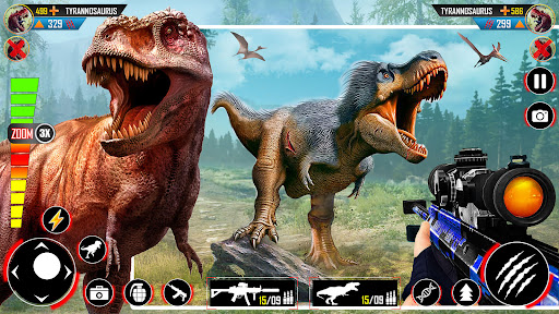 Wild Dino Hunting Gun Games ekran görüntüsü