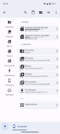Computer File Explorer ekran görüntüsü