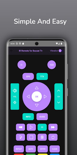 Remote for Bausat tv ekran görüntüsü